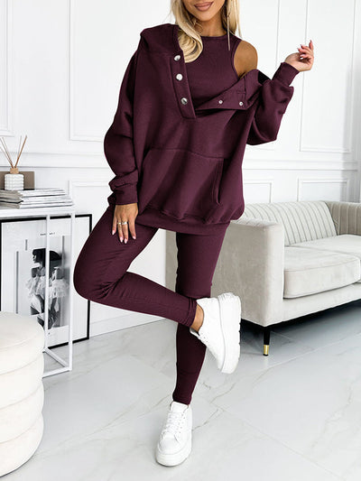 Ensemble de sweatshirt décontracté et confortable