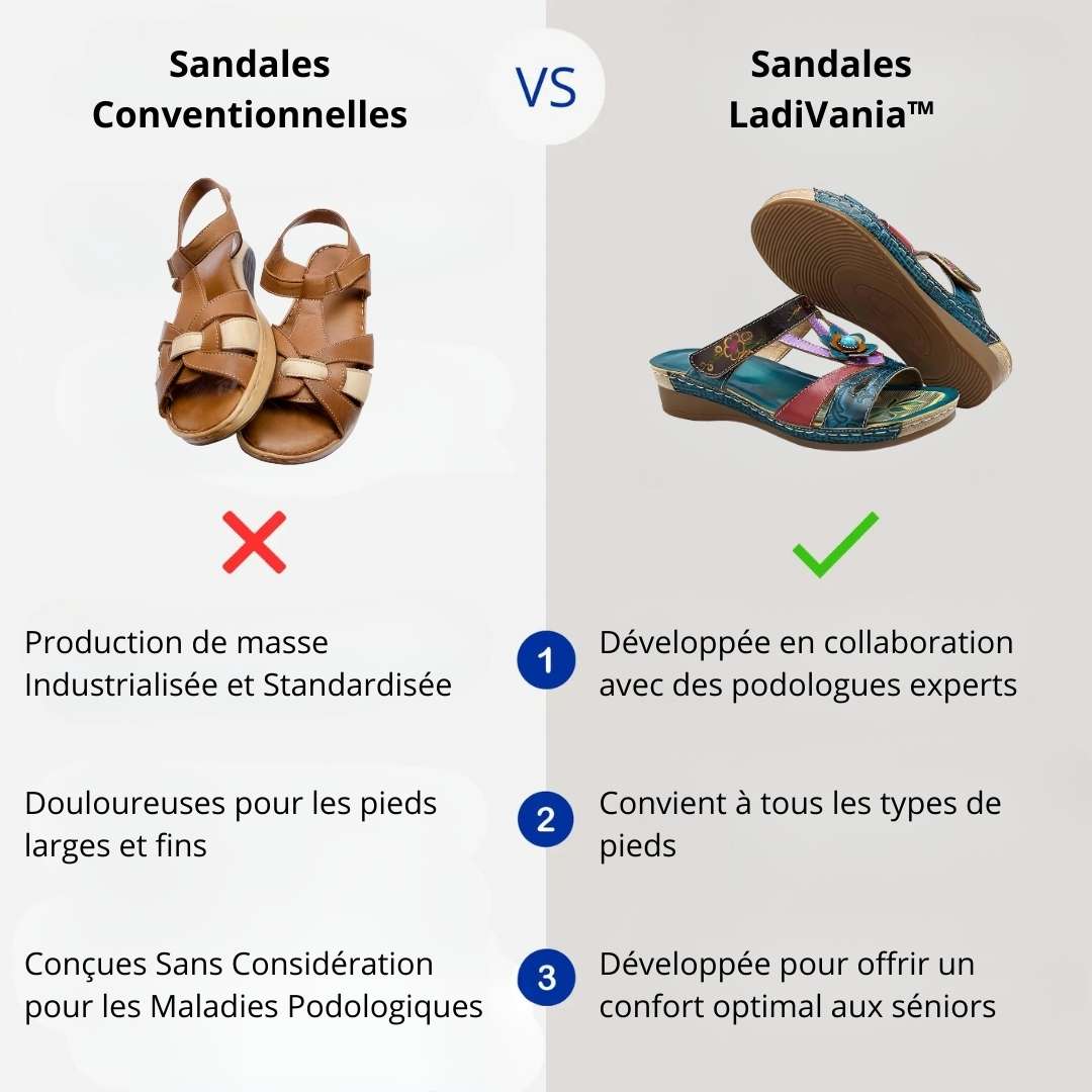 Sandales Confortables et Tendances LadiVania™